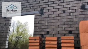 Строительство дома из керамики с облицовкой фасада кирпичом.