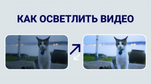 Как Осветлить Видео Снятое в Темноте ВСЕГО ЗА МИНУТУ