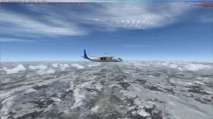 FSX Полёт на АН-24.