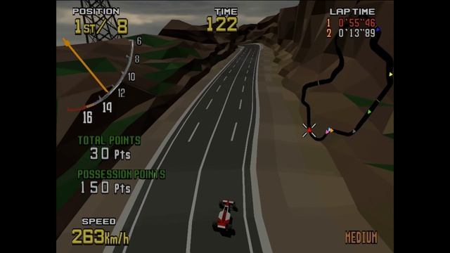 Sega Ages 2500 Series Vol. 8: Virtua Racing FlatOut - Grand Prix Mode [PS2]