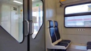 Поездка на электропоезде ЭД4М 0458