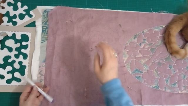 цветущая  сакуры- часть 2, шьем декоративную наволочку смотреть онлайн