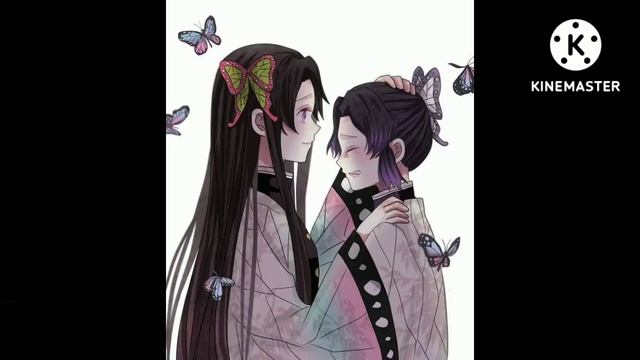 канаэ и шинобу рассекаюший демонов клинок Аниме
