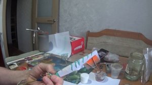 Покраска воблера ручной работы.