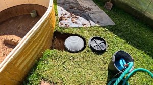 Строим бассейн, устройство дренажа!