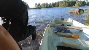 Рыбалка с палаткой на Вуоксе Отдых на лодке. Рыбалка в