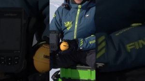 Беспроводной эхолот зимой. #рыбаки #luckysmart #рыбалка #лай