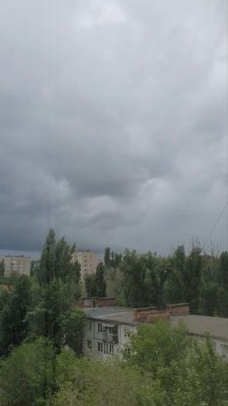 Погода хмурая, тучаки прямо, но наверно пройдет мимо