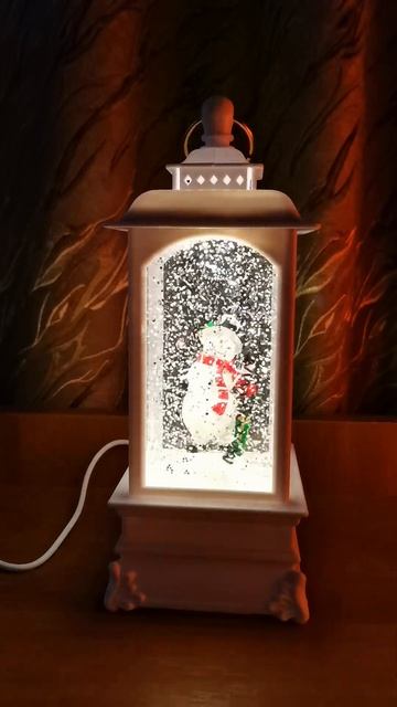 Новогодний светильник "Снеговик" смотреть онлайн