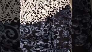 Воротник-перелина крючком.