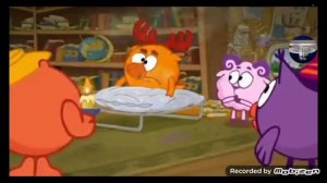 Лосяш орёт от самой горячей воды