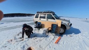 Зимняя рыбалка в Де-Кастри, Лазарев, мыс Джаоре 2025год. ?