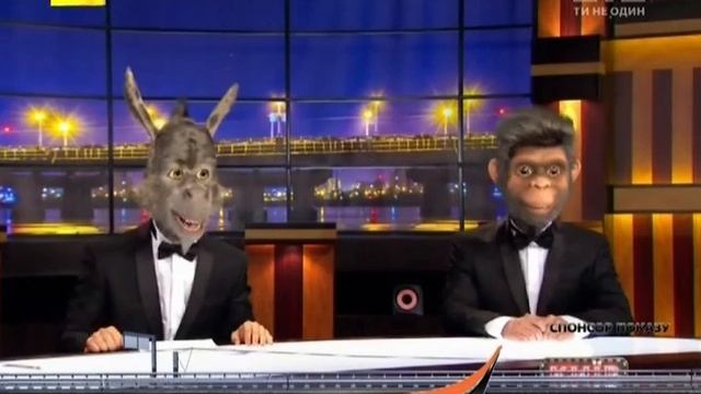 Плашки під час Вечірній Київ (1+1 05.12.2014) смотреть онлайн