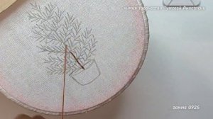 Новогодняя вышивка гладью для начинающих | вышивка но?