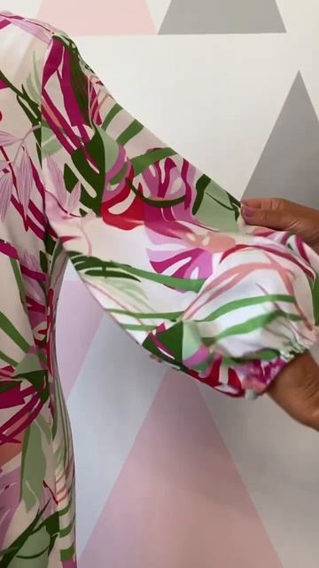 Легкое воздушное платье из штапеля с оригинальным рук смотреть онлайн