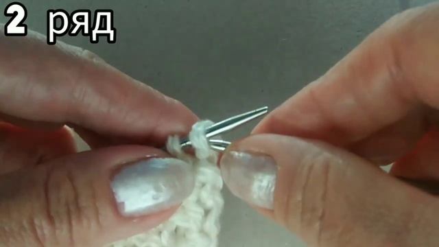 ✔️Самый легкий Узор спицами для начинающих на основе резинки 1х1