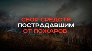 Сбор средств пострадавшим от пожаров