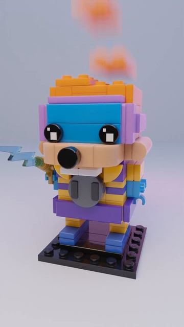 Сборка Lego BrickHeadz Мегавольт из мультфильма «Чёрный плащ смотреть онлайн