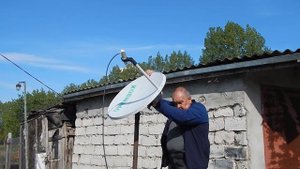 Настройка спутниковой антенны Перевернутой антенны н