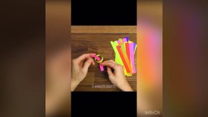 гирлянда из цветной бумаги