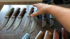 Последние ножи из стали К340 и PGK 07.10.23