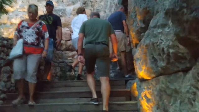 На фуникулёре на гору. Вид с крепости на Аланью до и после заката. Турция, июль 2019г смотреть онлайн