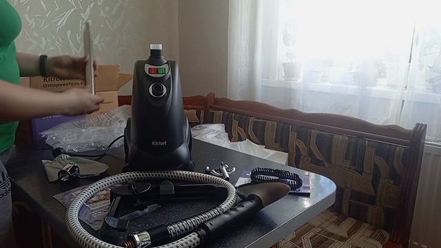 Распаковка — Отпариватель Kitfort KT-978 смотреть онлайн