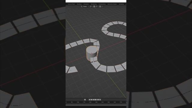 Как расположить объекты на кривой? blender 3d 3dmodeling