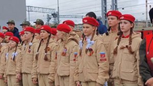 В Рузаевке встретили легендарный «Паровоз Победы»