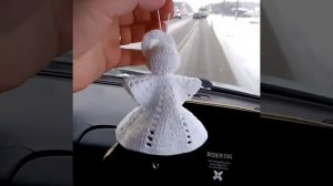 Рождественский ангел крючком