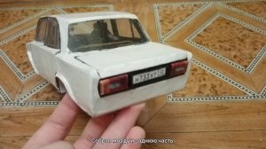 Делаем ВАЗ 2106 из бумаги своими руками. Часть 3