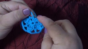 Топ из квадратных мотивов крючком. (лёгкий уровень сложности)1 ч из 2.