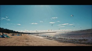Kitesurfing. Питер. Под плотный DnB и сочный Breaks