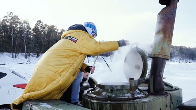 Фестиваль "Снежная открытка" на льду Байкала в 2023 году смотреть онлайн