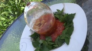 Томатный летний суп в бокале