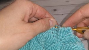 Берет крючком узором "Листья"//Crochets a pattern of "Leaves"//Часть - 2