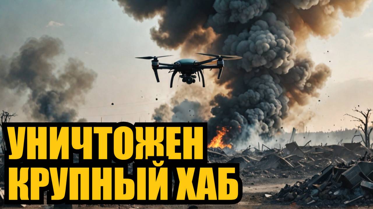 ДРОНЫ МОЛНИЯ ЖАХНУЛИ ПО УКРАИНЕ! Атака на крупный хаб западной помощи завершена