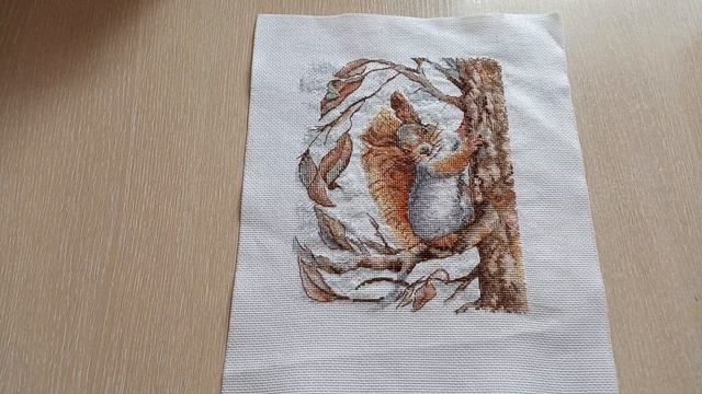 Вышивка крестом.Законченная работа смотреть онлайн