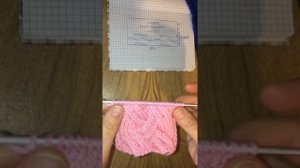 Сложная коса из 24 петель