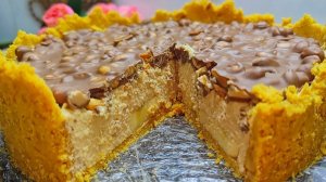 Шикарный Чизкейк без выпечки! Очень вкусный и лёгкий рецепт все праздники !