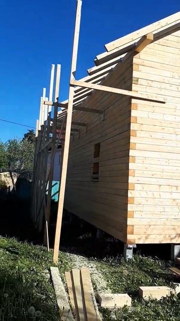 Внешний вид дома из бруса смотреть онлайн