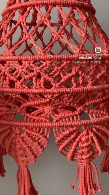Абажуры ручной работы! Макраме абажуры! Плетение #macrame смотреть онлайн