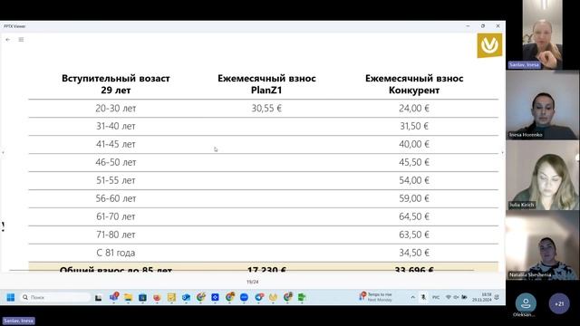 Семинар  Zahnversicherung Зубное страхование в Германии Запис