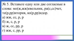 6-класс. Русский язык № 6 тест