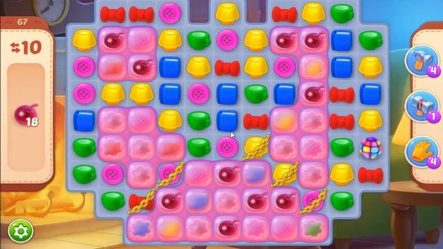 Homescapes - День 1. 67-68 уровень (Кухня)