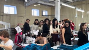 Экскурсия для студентов на Швейную фабрику «Западно-С