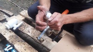 Обвязка насоса на полипропилене.