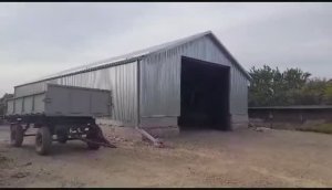 КАРКАСНЫЙ АНГАР, ПРЯМОСТЕННЫЙ, БЫСТРОВОЗВОДИМЫЙ. 10х18М. СТАВРОПОЛЬЕ.