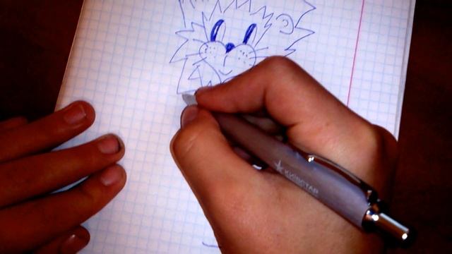 Простые рисунки #2 рисуем львенка смотреть онлайн