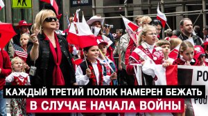 Каждый третий поляк намерен бежать в случае начала войны